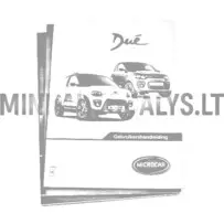 Instrukcijų knyga Microcar MGO 6 / Due 6 (olandų kalba)