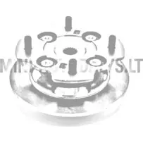 Stabdžių diskas + priekinio rato stebulė "Microcar Virgo" (Ø 170 mm)