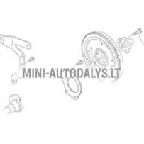 Starterio plokštelė Aixam Kubota Z402 / Z482