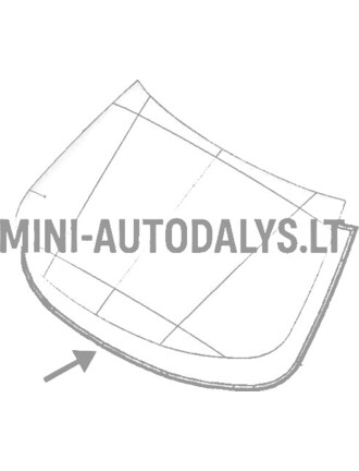 Priekinio stiklo guma Ligier X-Too RS