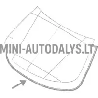 Priekinio stiklo guma Ligier X-Too RS