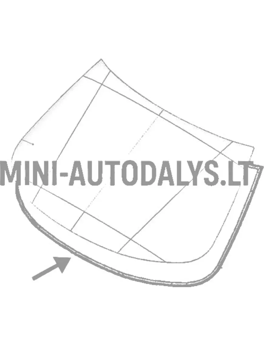Priekinio stiklo guma Ligier X-Too RS