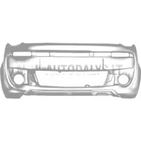 Priekinis bamperis Microcar MGO3 / MGO4 Highland (juoda struktūra)