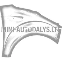 Priekinis dešinysis sparnas Ligier JS50/JS50L Ph2/Ph3 Asfalto pilka