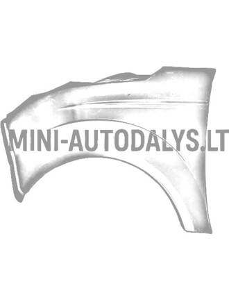 Priekinis kairės pusės sparnas Microcar MGO3/4 Due2/3 (perlamutro baltos spalvos)