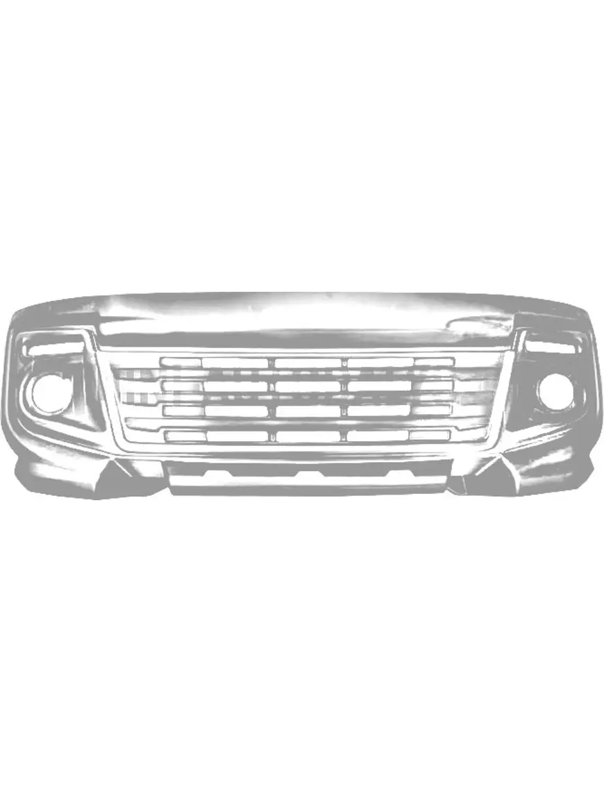 Priekinio buferio grotelės Ligier JS50 / JS50L Ph2 / PH3 Elegance (juodos spalvos)