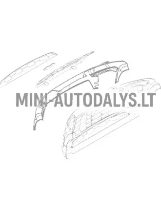 Priekinis bamperis Ligier JS60 CHIC (grafito pilkos spalvos)