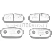 Galinių stabdžių trinkelių rinkinys Ligier Be sun Flex