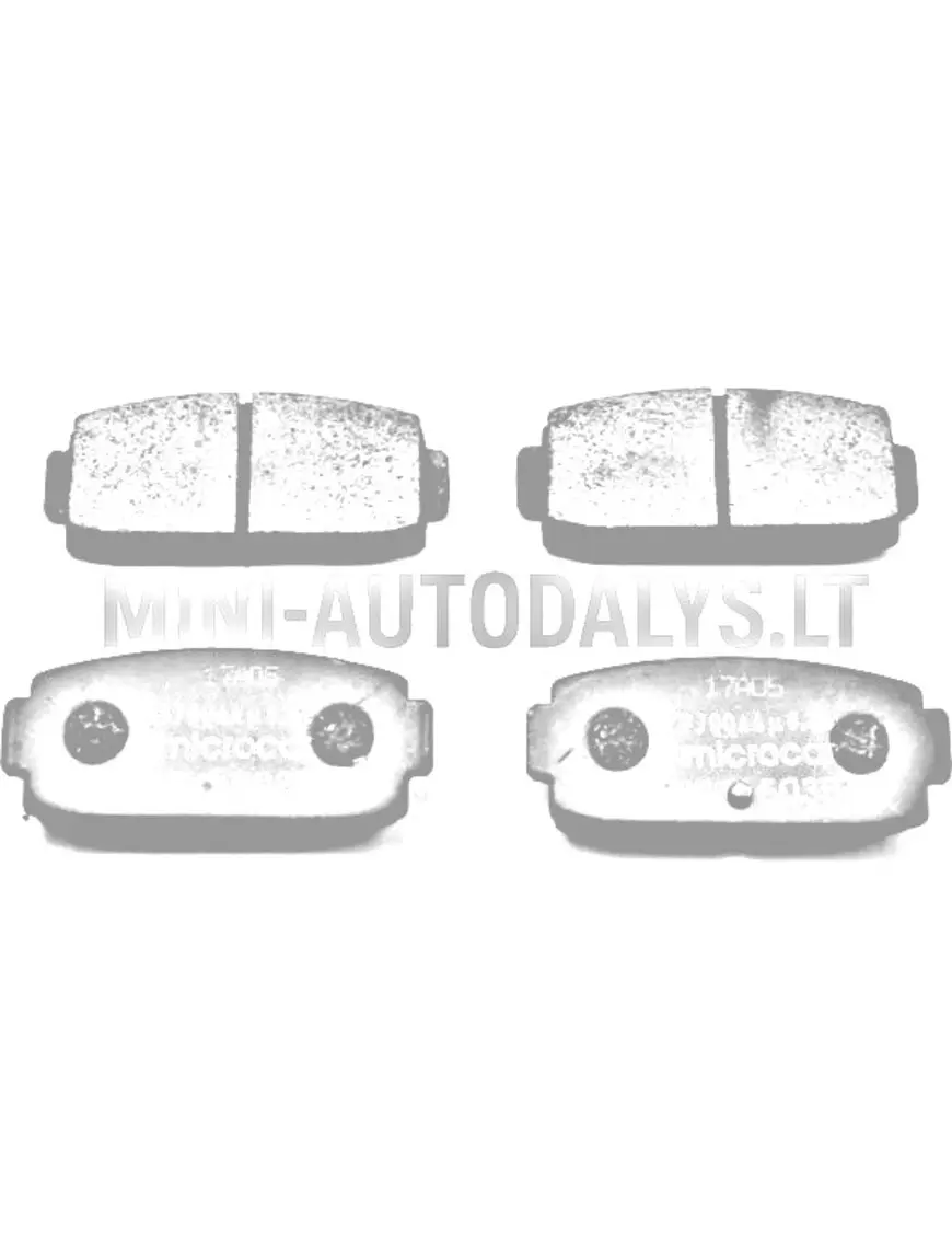 Galinių stabdžių trinkelių rinkinys Ligier Be sun Flex