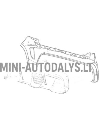 Galinis bamperis Ligier JS50/JS50L Ph2/Ph3 Sport (grafito pilka)