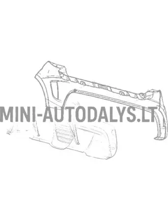Galinis bamperis Ligier JS50/JS50L Ph2/Ph3 Sport (grafito pilka)
