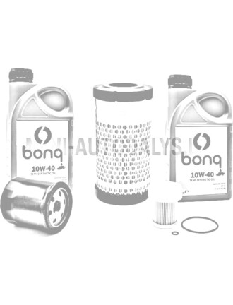 Filtrų paketas Aixam Kubota Z482 + 2 litrai variklinės alyvos