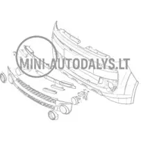 LED juosta priekyje dešinėje Microcar MGO3 / MGO4
