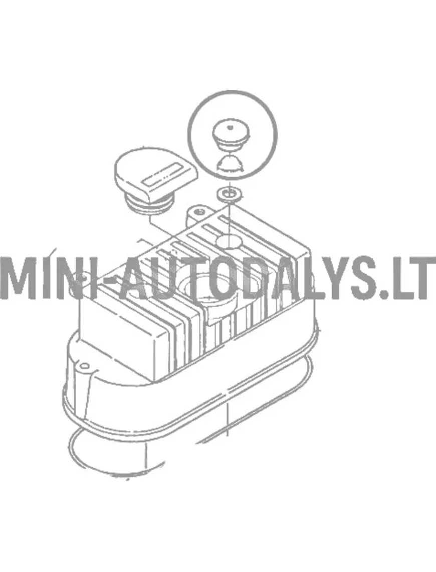 Apsauginis vožtuvo dangtelio dangtelis Aixam Kubota Z402