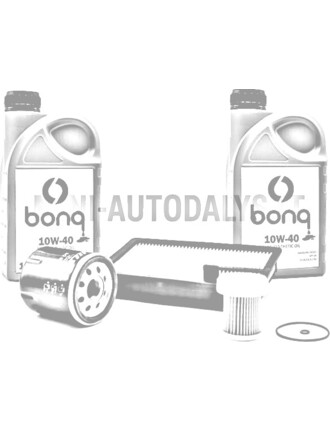 Filtrų paketas Aixam Kubota Z402 + 2 litrai variklinės alyvos