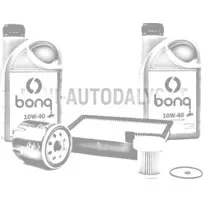 Filtrų paketas Aixam Kubota Z402 + 2 litrai variklinės alyvos