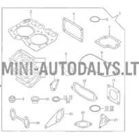Yanmar galvos tarpiklių rinkinys