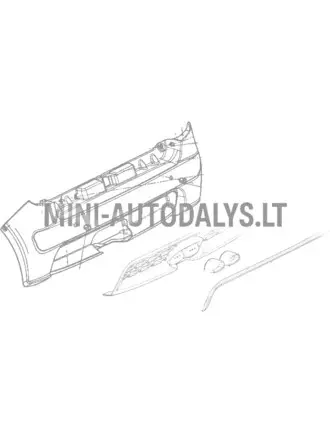 Galinis bamperis Ligier JS50/JS50L Ph1
