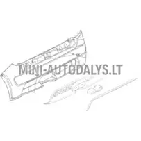 Galinis bamperis Ligier JS50/JS50L Ph1