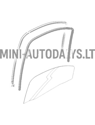Langų kreipiančioji guma dešinė Microcar MGO / M8