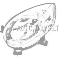 Kairysis priekinis žibintas Microcar M8