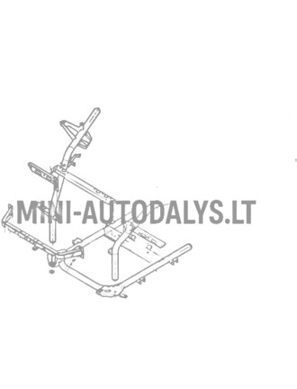 Rėmų posparnių vamzdis priekinis dešinysis Ligier JS50 / JS50L Ph1