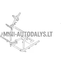 Rėmų posparnių vamzdis priekinis dešinysis Ligier JS50 / JS50L Ph1