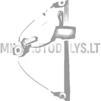 Elektrinis langų mechanizmas kairėje Casalini M10 / M12