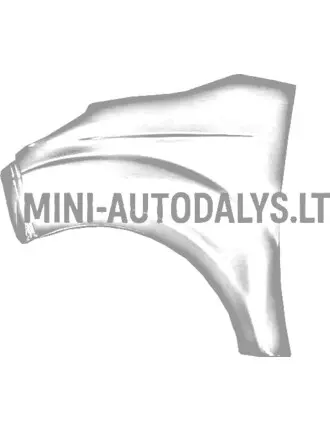 Priekinis kairės pusės sparnas Ligier JS50 / JS50L Ph1 (perlamutro baltos spalvos)