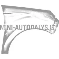 Priekinis dešinysis sparnas Aixam Sensation Minauto (sidabriškai pilkas)