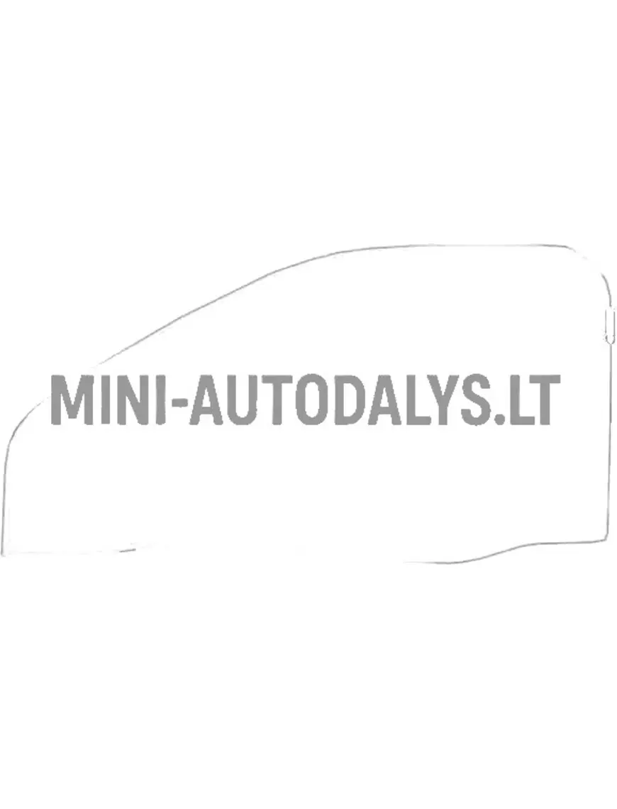 Kairės pusės durų langas Microcar M8