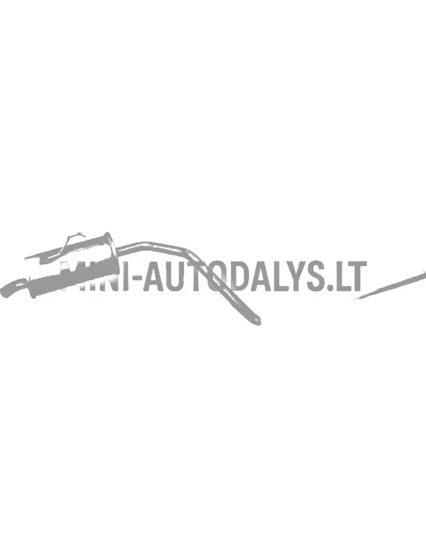 Galinis duslintuvas Aixam 741 / Roadline / Crossline ph1/ph2