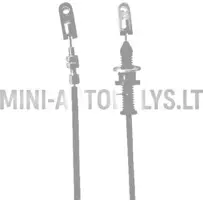Akceleratoriaus / droselinės sklendės lynas Bellier Jade / B8 (Yanmar)