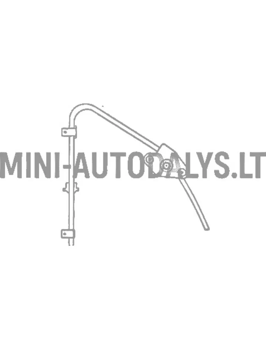 Langų mechanizmo rankinis valdymas kairėje Aixam Impulsion / Minauto