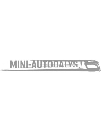 Galinio bamperio dangtelis Microcar MGO Highland (pilkas)