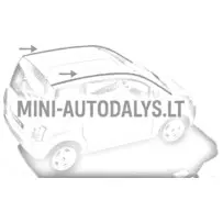 Stogo guma Microcar MC1 / MC2 (už metrą)
