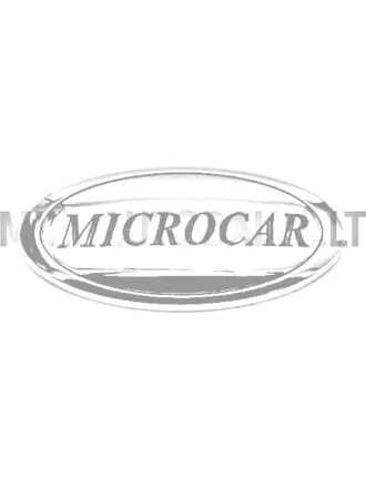 Emblema su gaubtu galinio liuko gaubtu Microcar MGO1 / MGO2