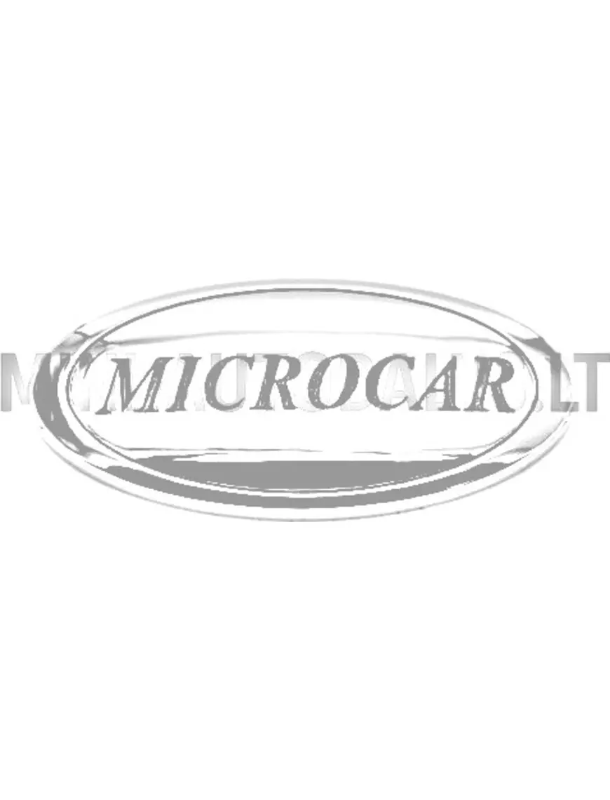 Emblema su gaubtu galinio liuko gaubtu Microcar MGO1 / MGO2