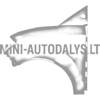 Priekinis kairės pusės sparnas Microcar MC1 / MC2