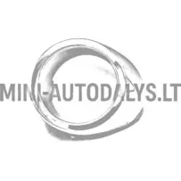 Priekinis kairės pusės chromuotas rūko žibinto kraštas Microcar