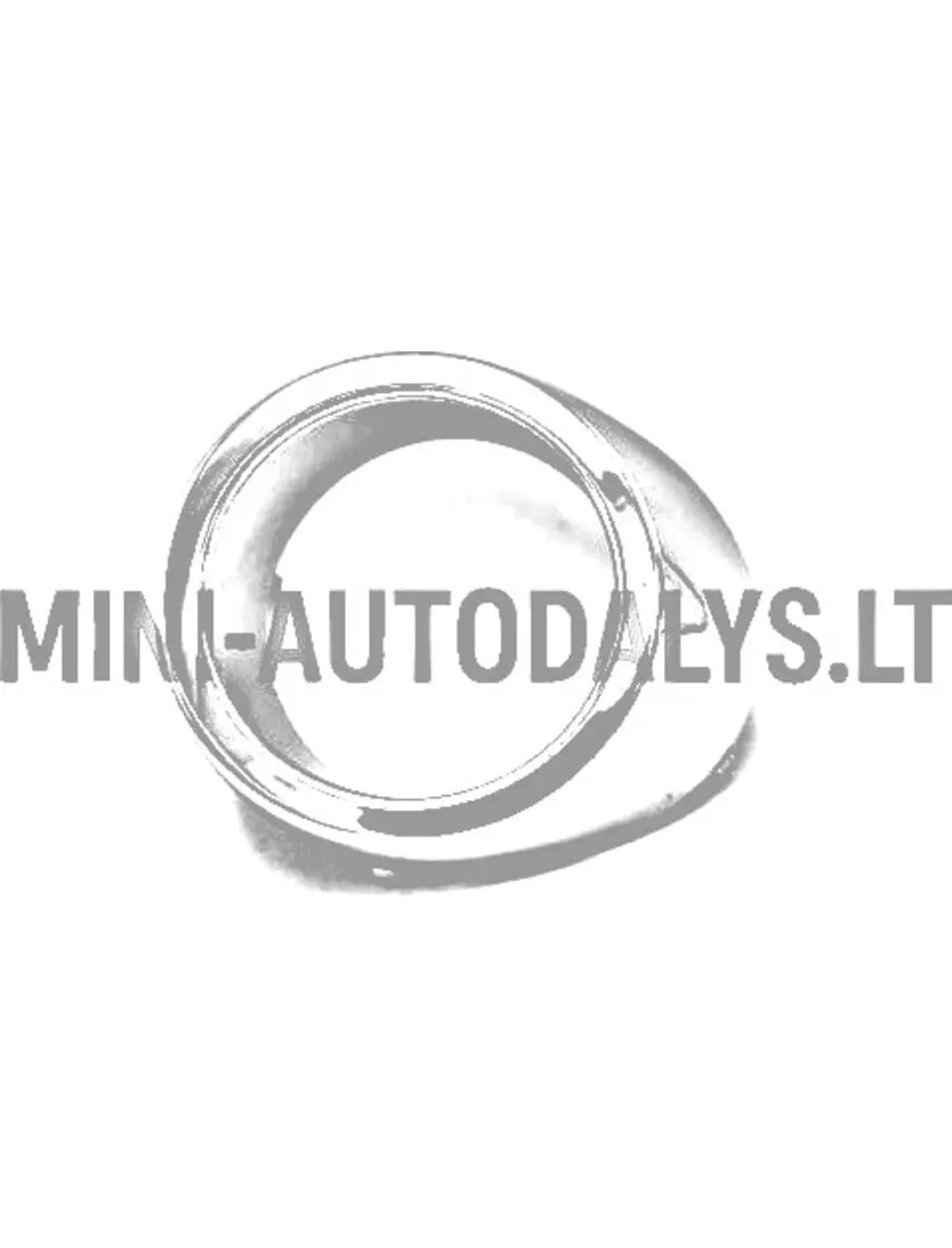 Priekinis kairės pusės chromuotas rūko žibinto kraštas Microcar