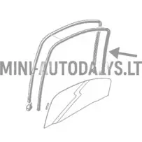 Langų kreipiančioji guma kairė Microcar MGO1 / MGO2 / M8