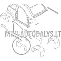 Vidinis dešinysis galinis sparnas Microcar M8