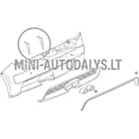 Galinio bamperio atrama Ligier JS50 Ph1