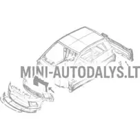 Radiatoriaus dangtelis Ligier IXO