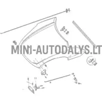 Variklio dangčio vyriai Ligier / Microcar