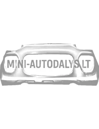 Priekinis bamperis Microcar Dué6/Mgo6 (perlamutrinės baltos spalvos)
