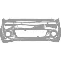 Priekinis bamperis Microcar MGO3 / MGO4 / Due3 (intensyviai juodas)