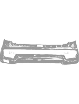 Galinis bamperis Ligier JS50/JS50L Ph2/Ph3 (juodas)