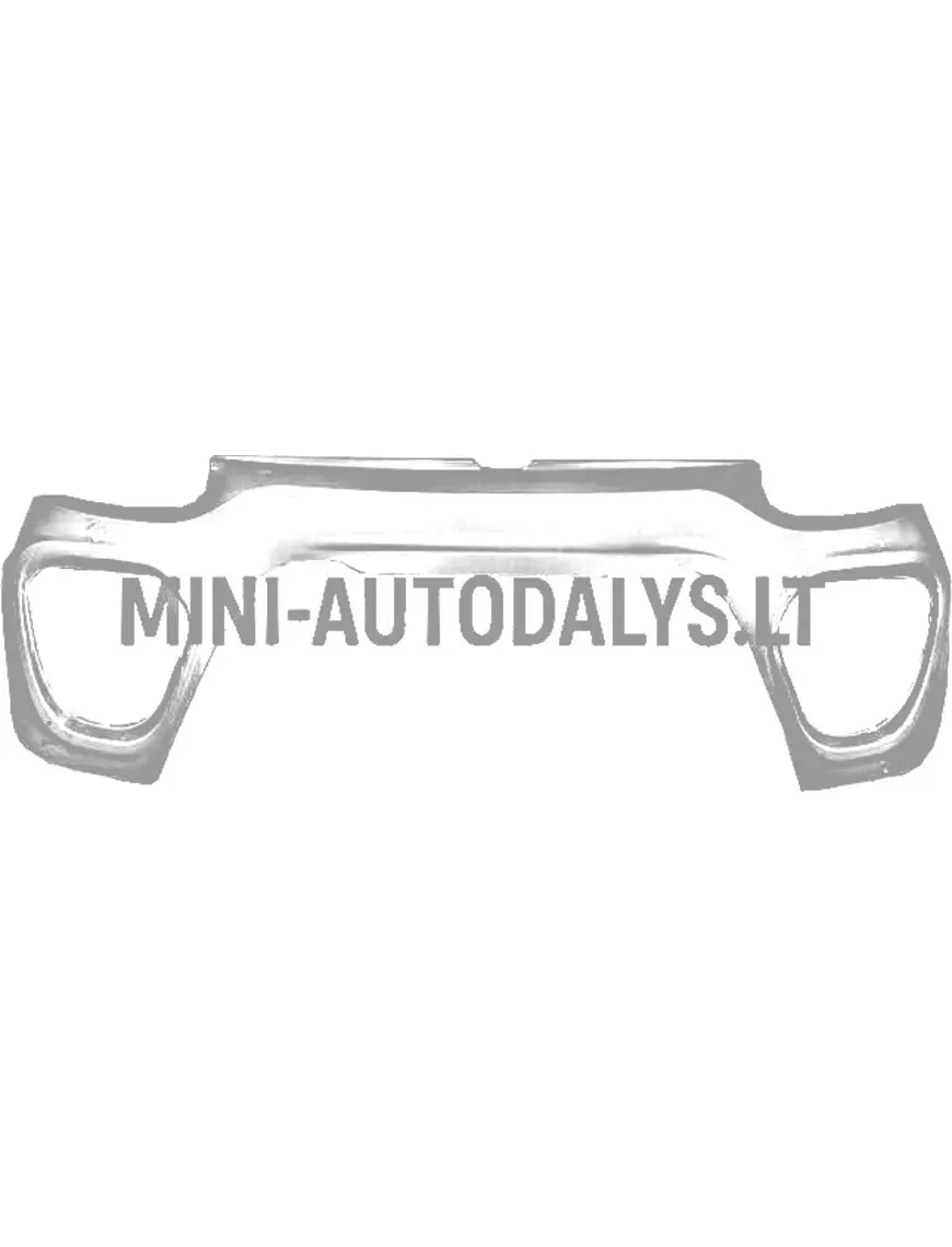 Priekinis bamperis Microcar MGO 6 Highland (perlamutrinės baltos spalvos)
